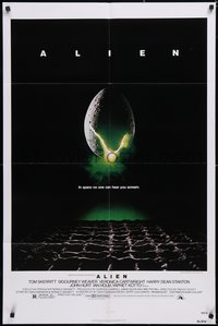 6j0753 ALIEN NSS style 1sh 1979 Ridley Scott outer space sci-fi monster classic, cool egg image!