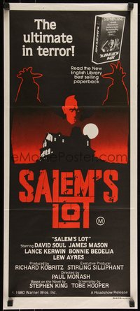 6j0382 SALEM'S LOT Aust daybill 1980 directed by Tobe Hooper & based on Stephen King novel!