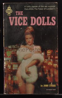 6j1300 VICE DOLLS paperback book 1963 sex scandal expose that shook The Tower of London, ultra rare!