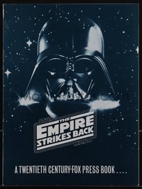 6j0226 EMPIRE STRIKES BACK English pressbook 1980 George Lucas, with poster images, ultra rare!