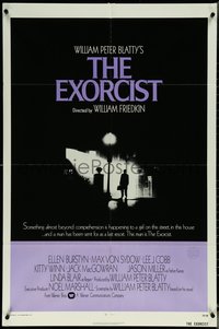 6j0886 EXORCIST int'l 1sh 1974 William Friedkin horror classic, William Peter Blatty!