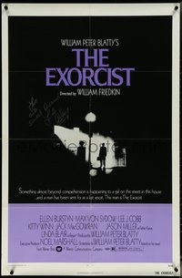 6j0082 EXORCIST signed 1sh 1974 by Linda Blair, who added Love and Sweet Dreams, classic horror!