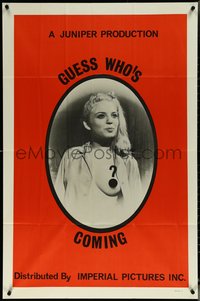 6j0934 GUESS WHO'S COMING? 1sh 1969 behind-the-scenes look at today's sex moviemakers, ultra rare!