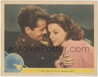 6j0476 CLOCK LC 1945 soldier Robert Walker & pretty Judy Garland will never be lonesome again!