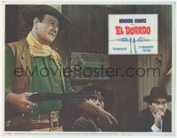 6j0499 EL DORADO LC #6 1966 big John Wayne standing with rifle by Edward Asner smoking cigar!