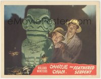 6j0089 FEATHERED SERPENT signed LC 1948 by Keye Luke, who was the #1 Son with Victor Sen Yung!