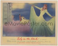 6j0541 LADY IN THE DARK LC #1 1944 great fantasy image of sexy Ginger Rogers dancing in the clouds!