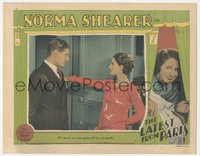 6j0543 LATEST FROM PARIS LC 1928 Norma Shearer will never see Ralph Forbes again, ultra rare!