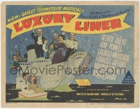 6j0418 LUXURY LINER TC 1948 George Brent & Jane Powell, tropical nights of romance & revelry!