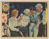 6j0627 TREASURE ISLAND LC 1934 Jackie Cooper as Jim Hawkins holds treasure chest, Lewis Stone, rare!
