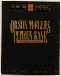 6j0046 CITIZEN KANE VHS box set R1991 Orson Welles, 50th anniversary collector's edition!