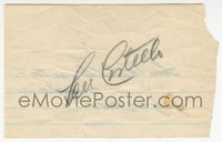 6j0147 LOU COSTELLO signed 3x4 paper 1945 it can be framed with a still or repro photo!