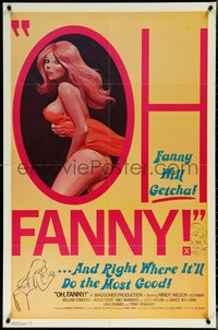 6j1043 OH FANNY 1sh 1975 she'll getcha right where it'll do most good, sexy artwork!