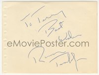 6j0162 RUSS TAMBLYN signed 5x6 album page 1960s it can be framed with a still or repro photo!