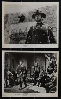 6j1511 FOR A FEW DOLLARS MORE 11 8x10 stills R1969 the man with no name is back, Clint Eastwood!