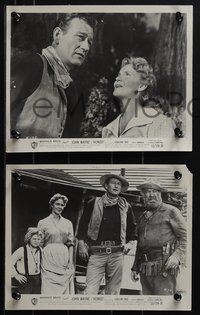 6j1589 HONDO 3 8x10 stills 1953 great images of cowboy John Wayne & Geraldine Page!