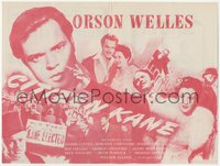 6j1244 CITIZEN KANE herald 1941 Orson Welles' masterpiece, he directed & starred, ultra rare!