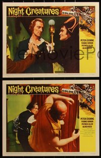 6j0661 CAPTAIN CLEGG 8 LCs 1962 Hammer, Oliver Reed, Night Creatures, Russell Thorndyke's Dr. Syn!