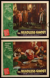 6j0678 HEADLESS GHOST 8 LCs 1959 head-hunting English teenagers lost in the haunted castle!