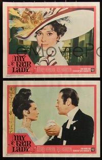 6j0699 MY FAIR LADY 8 LCs 1964 Audrey Hepburn, Rex Harrison, George Cukor classic, complete set!