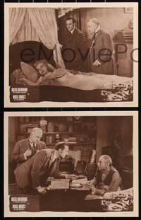 6j0710 SHERLOCK HOLMES 8 LCs 1950s Basil Rathbone with Nigel Bruce as Dr. Watson!