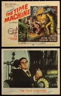 6j0715 TIME MACHINE 8 LCs 1961 H.G. Wells, Rod Taylor, Yvette Mimieux, directed by George Pal!