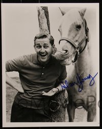6j0207 ALAN YOUNG 3 8x10 REPRO photos 1980s ONE signed by Alan Young, two images with TV's Mr. Ed!