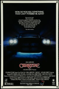 6k0609 CHRISTINE 1sh 1983 written by Stephen King, directed by John Carpenter, killer car!