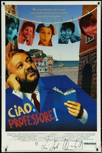 6k0610 CIAO, PROFESSORE signed 1sh 1992 by director Lina Wertmuller, cast on a clothesline!