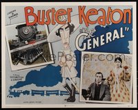 6k0113 GENERAL 22x28 commercial poster 1998 Buster Keaton, great image of the original half-sheet!