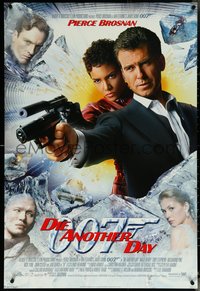 6k0631 DIE ANOTHER DAY style D int'l DS 1sh 2002 Pierce Brosnan as James Bond & Halle Berry as Jinx!