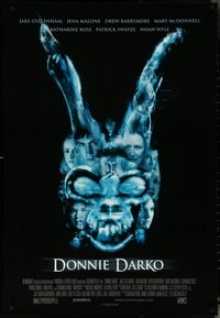 6k0637 DONNIE DARKO 1sh 2001 Jake Gyllenhaal, Malone, Barrymore, Swayze, Frank the Rabbit!