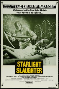 6k0649 EATEN ALIVE 1sh 1977 Tobe Hooper, wild image of sexy bound girl on bed, Starlight Slaughter!