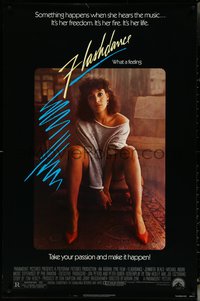 6k0676 FLASHDANCE 1sh 1983 sexy dancer Jennifer Beals, take your passion and make it happen!