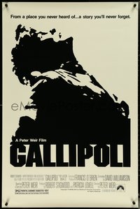 6k0693 GALLIPOLI 1sh 1981 Peter Weir, Australians Mel Gibson & Mark Lee in World War I!