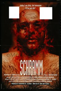 6k0283 SCHRAMM signed German 1993 by Jorg Buttgereit, wild Micha Brendel art!
