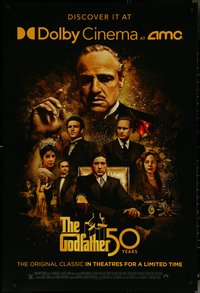 6k0699 GODFATHER DS 1sh R2022 Marlon Brando & cast in Francis Ford Coppola crime classic!