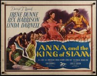 6k0180 ANNA & THE KING OF SIAM 1/2sh 1946 pretty Irene Dunne, Rex Harrison & sexy Linda Darnell!