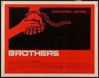 6k0183 BROTHERS 1/2sh 1977 Bernie Casey, Vonetta McGee, Saul Bass artwork!