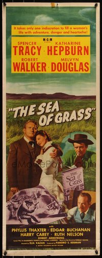 6k0094 SEA OF GRASS insert 1947 Spencer Tracy, Katharine Hepburn, Robert Walker
