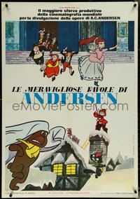 6k0359 FABLES FROM HANS CHRISTIAN ANDERSEN Italian 1sh 1969 Andesen Monogatari, anime, ultra rare!