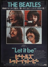 6k0248 LET IT BE Japanese 1970 Beatles, John Lennon, Paul McCartney, Ringo Starr, George Harrison!