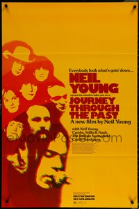 6k0754 JOURNEY THROUGH THE PAST 25x37 1sh 1973 Neil Young, everybody look what's goin' down!