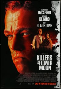 6k0760 KILLERS OF THE FLOWER MOON advance DS 1sh 2023 Scorsese, Leonardo DiCaprio, De Niro, Gladstone!