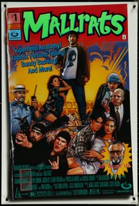 6k0795 MALLRATS 1sh 1995 Kevin Smith, Snootchie Bootchies, Stan Lee, comic artwork by Drew Struzan!