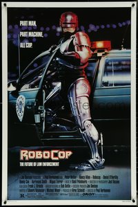 6k0885 ROBOCOP 1sh 1988 Paul Verhoeven, full-length cyborg police Peter Weller by Mike Bryan!