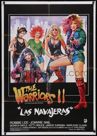 6k0373 SWITCHBLADE SISTERS Spanish 1975 Mataix art of the sexy different Warriors II, ultra rare!