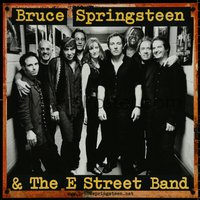 6k0503 BRUCE SPRINGSTEEN 2-sided 24x24 special poster 2000s rock 'n' roll star with E-Street Band!