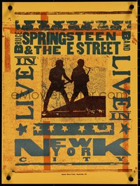 6k0396 BRUCE SPRINGSTEEN 16x21 Columbia promo music poster 2001 Live in New York City, great art!