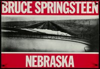 6k0399 BRUCE SPRINGSTEEN 19x28 Columbia promo music poster 1982 Nebraska tour, ultra rare!